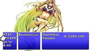 Face Barbariccia in the retro adventure to the old Final Fantasy 4 Hentai JOI (Gentle Femdom Edging)