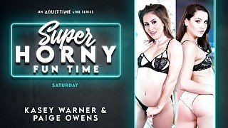 Paige Owens & Kasey Warner in Paige Owens & Kasey Warner - Super Horny Fun Time