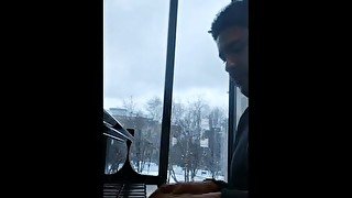 Pubic sex on piano