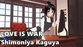 Shimoniya Kaguya - LOVE IS WAR custom maid 3D 2 Hentai POV