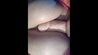 Aggressive Femdom titty fuck JOI