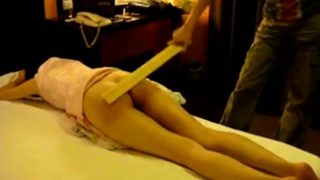 Hard spanking Chinese girl 1