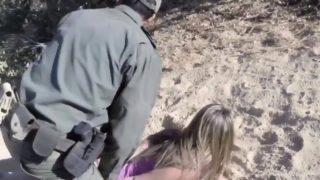 Strip search on the border leads to hot sex