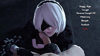 Nier Automata All Sex Scenes