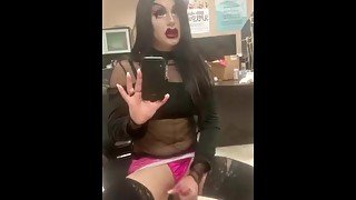 Dominant CD tgirl drag queen feminization mistress become my sissy whore