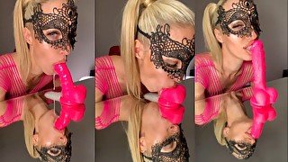 Petite blonde Saliva Bunny shows sloppy deepthroat skills - Pornhub Premium