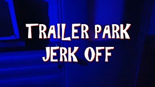 76CurvyNThick - Trailer park jerk off w sexy chubby bi daddy big splashy cum finish