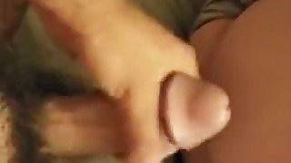 Jerk off and cum on wife while she was unaware