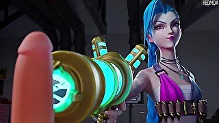 Jinx - Blowjob [3D-SFM] [By- Redmoa]