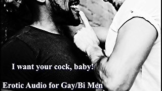 I want your cock, baby!  Erotic Audio Only for Gay and Bi Men