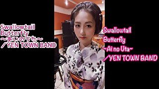 【Swallowtail Butterfly ~Ai no Uta~／YEN TOWN BAND】I sang and played 🎶【Swallowtail Butterfly～あいのうた～／Y