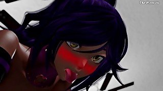 Second Life 4K - Yoruichi Get's Pounded By Azra