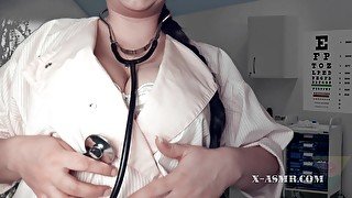 Horny Nurse Medical Roleplay - big knockers