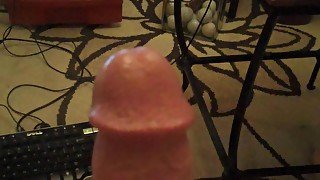 thick dick male solo masturbation close up