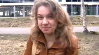 Cute russian college girl likes cock