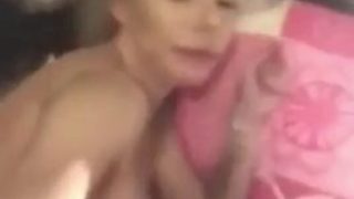 Lonely Girl Masturbates her Pussy at Home