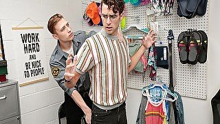 Nerd Teen Crook Barebacked By Vigilant Officer Cole Church - YoungPerps