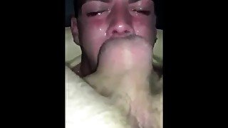 Rough cum in mouth