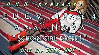 FUCVph4 Ana Nova SchoolGirl Outfit just-the-cumshot version