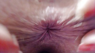 Anal close up on my tight asshole