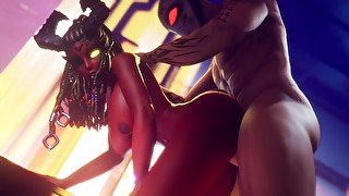 Space Babe Succubus Rides Her Captain's Dick And Takes His Cum On The Face Subverse