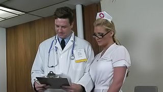 Fucking an incredibly sexy blonde nurse Phoenix hard