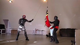 Juicy harlot in fetish porn movie