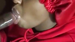 VA thot sucking black bull dick BBC in hotel