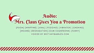 XXXMas Audio: Mrs. Claus Gives You a Promotion