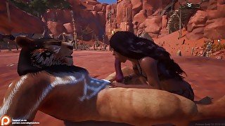 WildLife - Sexo furry hentai con una aventurera muy sensual