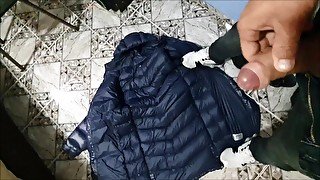 Cum my puffy down coat