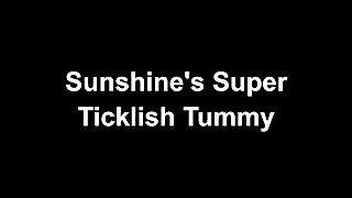 sunshines super ticklish tummy