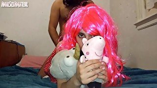 Sweet Cosplay teenie Anal Sex with her Professor