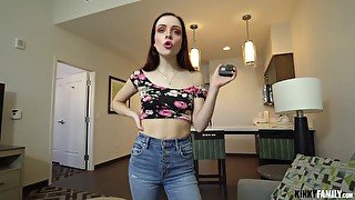 teen Aliya Brynn - Spied on stepsis & banged