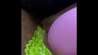 Full Bush Virgin Clit Play + Orgasm, Amateur home video