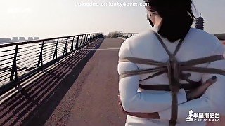 Chinese Bondage Outdoors