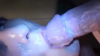 Amazing homemade Facial, POV adult clip