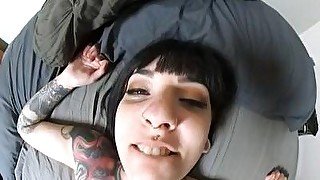 Black Haired Girl Begging For Your Dick