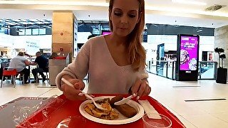 Cum Omlette eating in a Mall FULL VERSION It was tasty, maybe a little salty