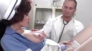 Dude whips out his dick for the nurse