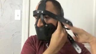 Selfgagged and Handcuffed