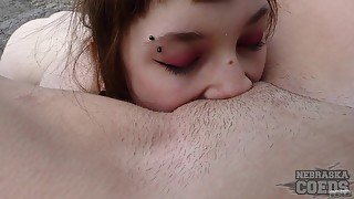 Pov Pussy Licking Outdoors On A Public Beach While On Vacation Andy teen 18+ Licking Miss Pussycat