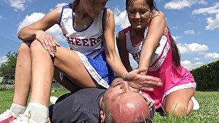 Cheerleader Slapping Fun!