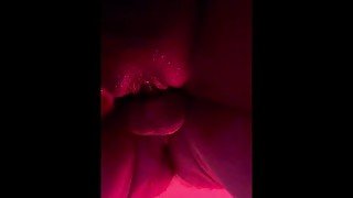 Fucking my gf and cumming inside her wet pussy