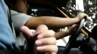 Bigcockflasher - Flashing the taxi driver