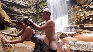 I Go To Fuck In A Waterfall And Almost Get Caught Very Risky! - Dreadhot P1