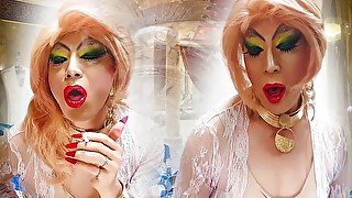 sissy niclo sexy makeup & smoking