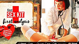 Valentina Bianco & Mistress Minerva in First-Sex Kit: First Analysis - VirtualPorn360