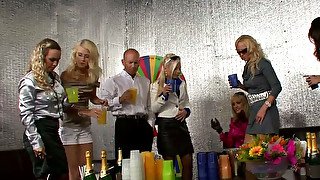 Fantastic gangbang party with jaw-dropping party sluts