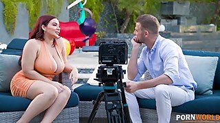 Busty Pornstar Natasha Nice Takes An Ass Pounding During An Interview - Teaser Video